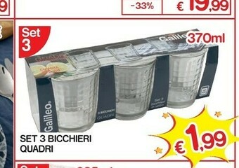 Satur Bicchieri offerta