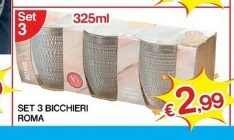 Satur Bicchieri offerta