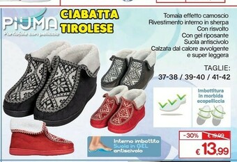 Satur Pantofole offerta