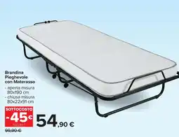 Carrefour Brandina Pieghevole con Materasso offerta