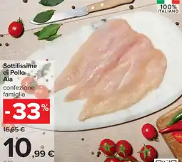 Carrefour Sottilissime di Pollo Aia offerta