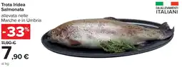 Carrefour Trota Iridea Salmonata offerta