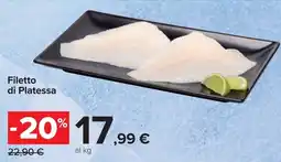 Carrefour Filetto di Platessa offerta