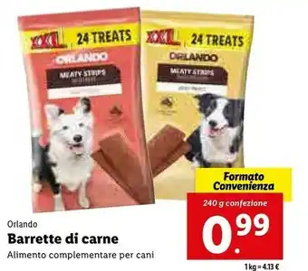 Lidl Barrette di carne offerta