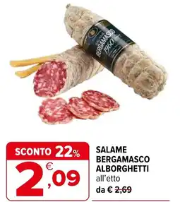 Iperal Salame bergamasco ALBORGHETTI offerta