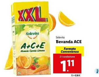Lidl Bevanda ace offerta