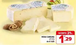 Iperal Rosa camuna all'etto offerta