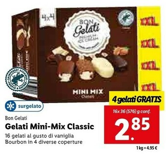 Lidl Bon gelati gelati mini-mix classic offerta