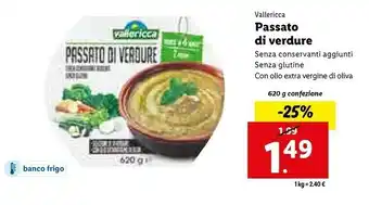 Lidl Passato valericca di verdure offerta