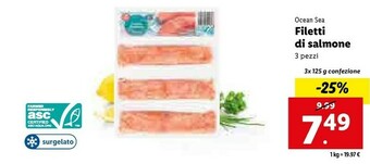 Lidl Filetti di salmone offerta