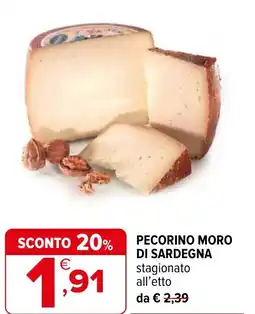 Iperal Pecorino moro di sardegna offerta