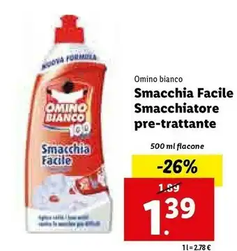 Lidl Smacchia facile smacchiatore pre-trattante offerta