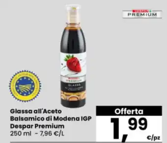 Eurospar Glassa all'Aceto Balsamico di Modena IGP Despar Premium offerta