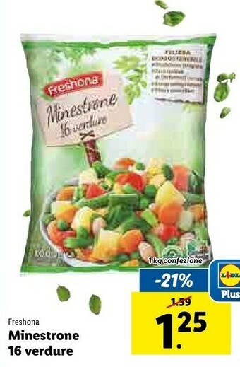 Lidl Minestrone 16 verdure offerta