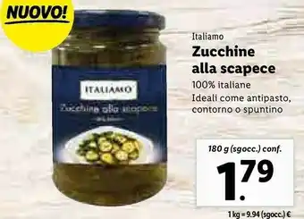 Lidl Zucchine alla scapece offerta