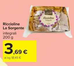 Carrefour Riccioline La Sorgente offerta