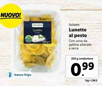 Lidl Lunette al pesto offerta