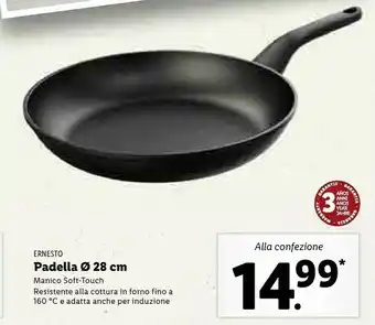 Lidl Ernesto padella 28 cm offerta