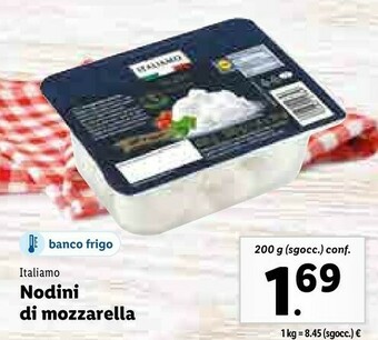 Lidl Nodini di mozzarella offerta