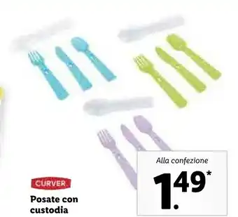 Lidl Posate con custodia offerta
