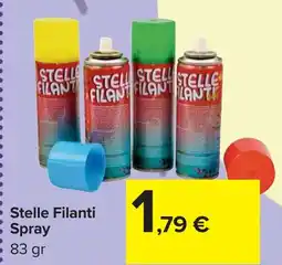 Carrefour Stelle Filanti Spray offerta