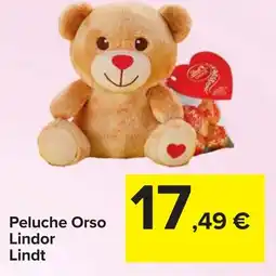 Carrefour Peluche Orso Lindor Lindt offerta
