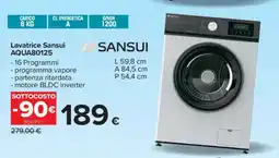 Carrefour Lavatrice Sansui AQUA80125 offerta