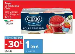 Carrefour Polpa La Finissima Cirio offerta