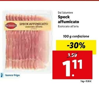 Lidl Speck affumicato offerta