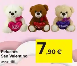 Carrefour Peluches San Valentino offerta