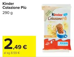 Carrefour Kinder Colazione Più offerta