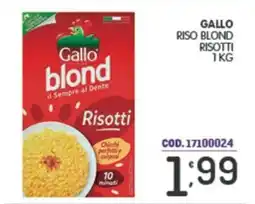 Eurocash Gallo riso blond risotti offerta