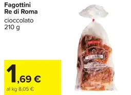 Carrefour Fagottini Re di Roma cioccolato offerta