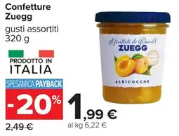 Carrefour Confetture Zuegg offerta