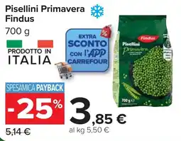 Carrefour Pisellini Primavera Findus offerta
