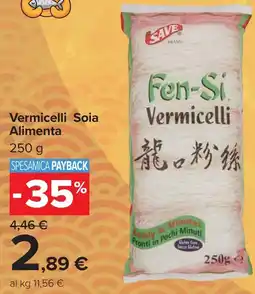 Carrefour Vermicelli Soia Alimenta offerta