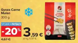 Carrefour Gyoza Carne Mulan offerta