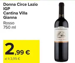 Carrefour Donna Circe Lazio IGP Cantina Villa Gianna offerta