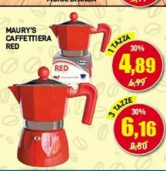 Maury's Caffettiera offerta