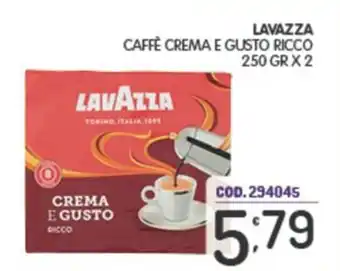 Eurocash Lavazza caffè crema e gusto ricco offerta