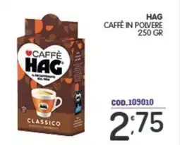 Eurocash Hag caffè in polvere offerta