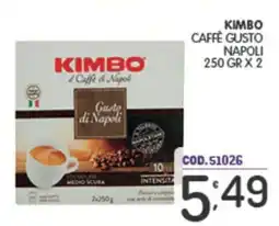 Eurocash Kimbo caffè gusto napoli offerta