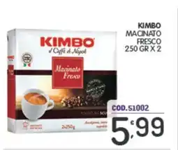 Eurocash Kimbo macinato fresco offerta