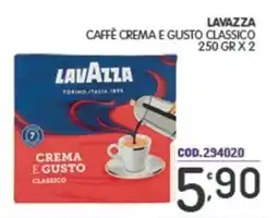 Eurocash Lavazza caffè crema e gusto classico offerta