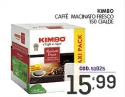 Eurocash Kimbo caffè macinato fresco 150 cialde offerta
