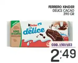 Eurocash Ferrero kinder delice cacao offerta
