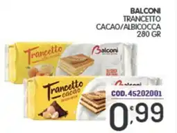 Eurocash Balconi trancetto cacao/albicocca offerta