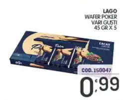 Eurocash Lago wafer poker offerta