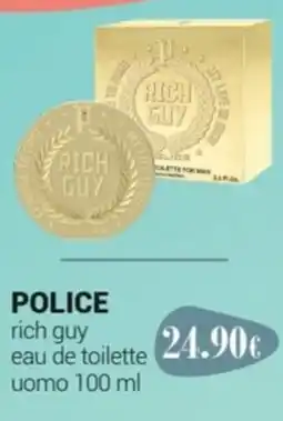 Tigotà POLICE rich guy eau de toilette uomo offerta