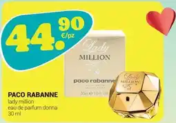 Tigotà PACO RABANNE lady million eau de parfum donna offerta